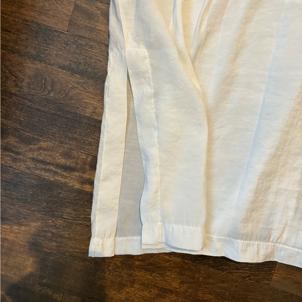 ZARA flowy Ecru oversized shirt - Picture 10 of 16